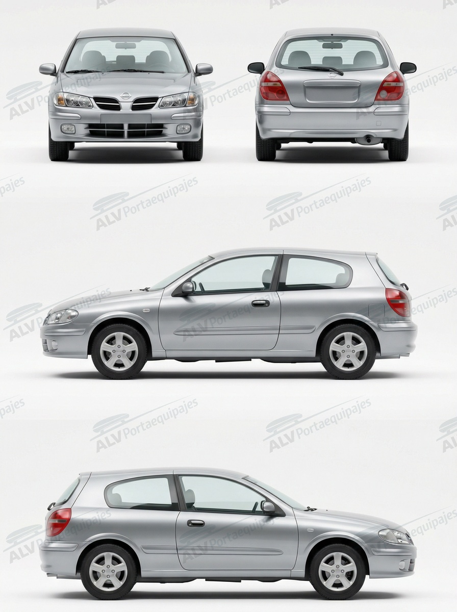 Nissan Almera 3p (N16 - techo normal) (2000-->2006)