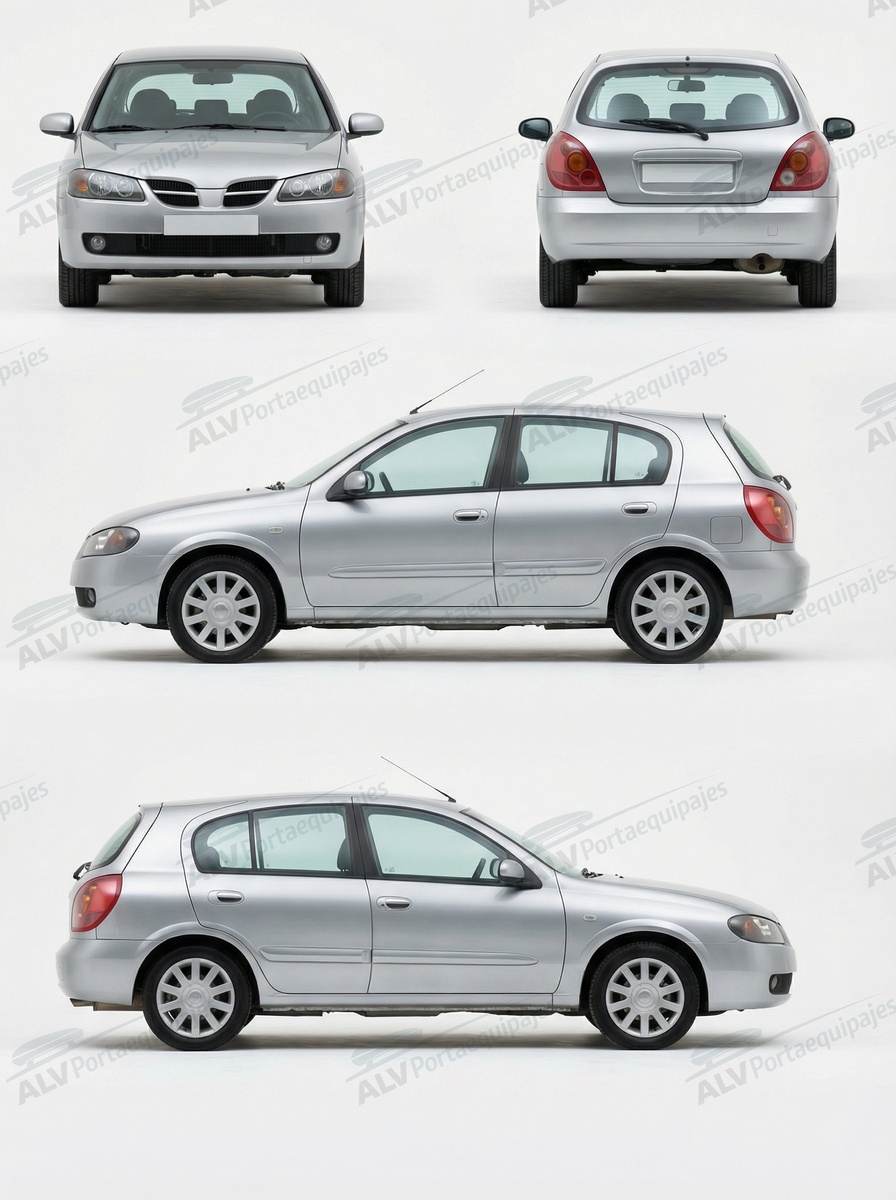 Nissan Almera 5p (N16 - techo normal) (2000-->2006)