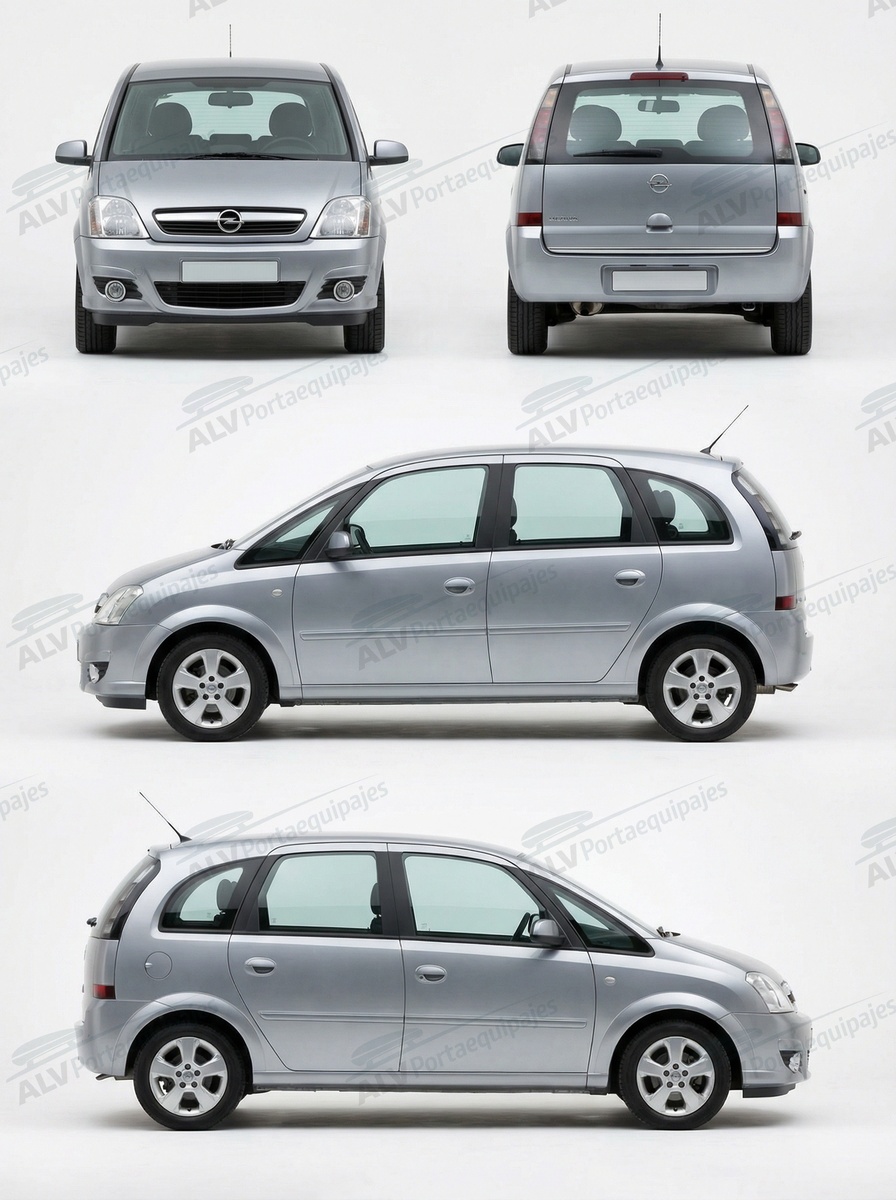 Opel / Vauxhall Meriva 5p MPV (A - fixpoint) (2006-->2010)