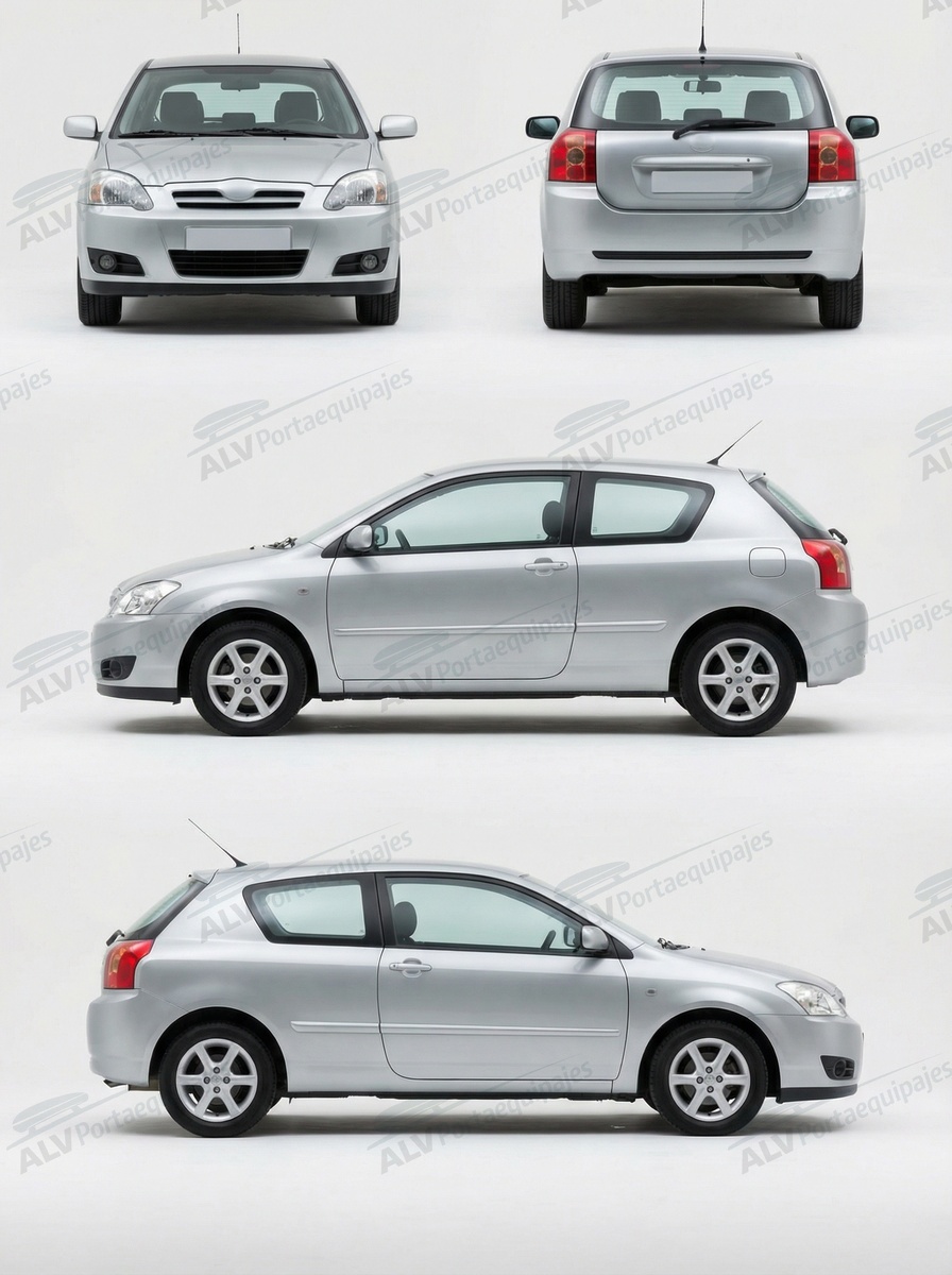 Toyota Corolla 3p (E120 - techo normal) (2005-->2007)