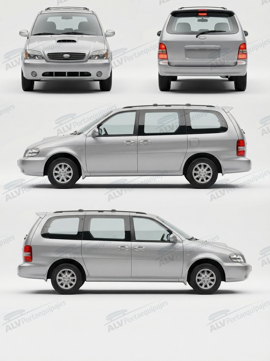 Kia Carnival 5p MPV (I/KV-II - railing) (1999-->2001)