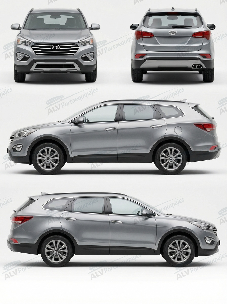 Hyundai Grand Santa Fe 5p (III/DM - railing integrado) (2013-->2018)