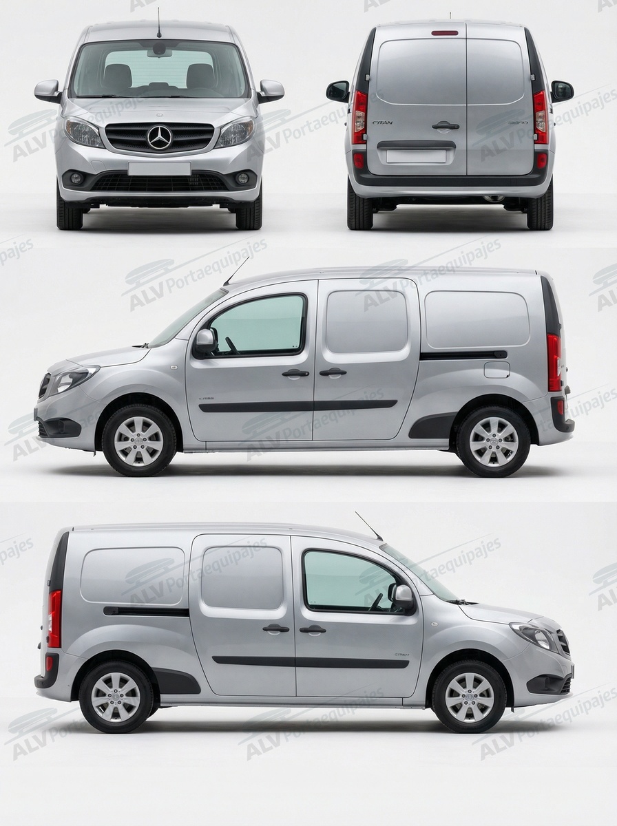 Mercedes Citan extralargo (W415 - puertas traseras) (2013-->2021)