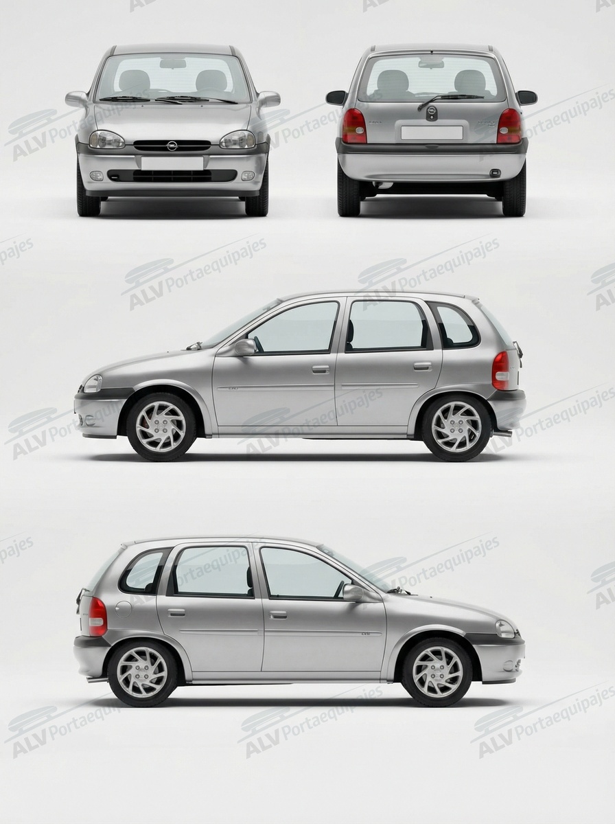 Opel / Vauxhall Corsa 5p (B - fixpoint) (1993-->2000)