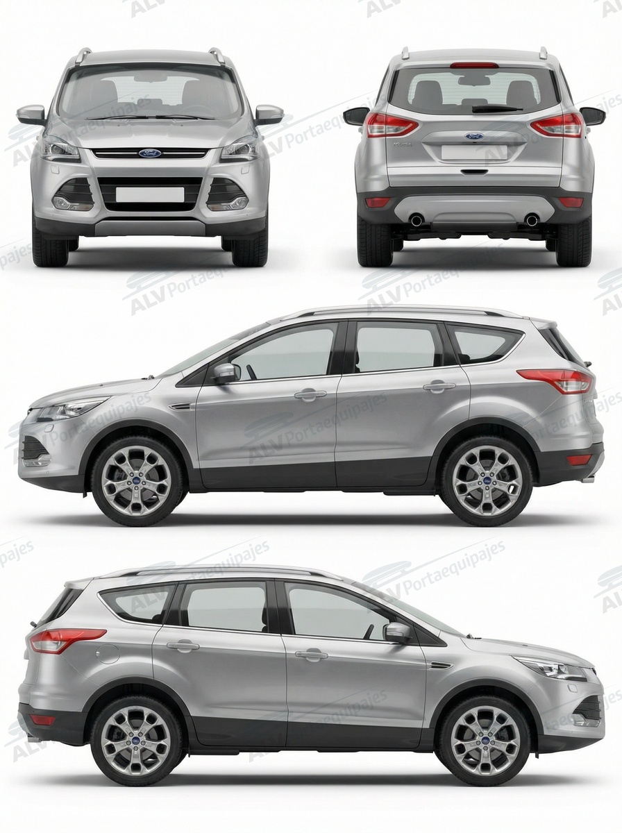 Ford Kuga 5p (II/C520 - railing) (2012-->2019)