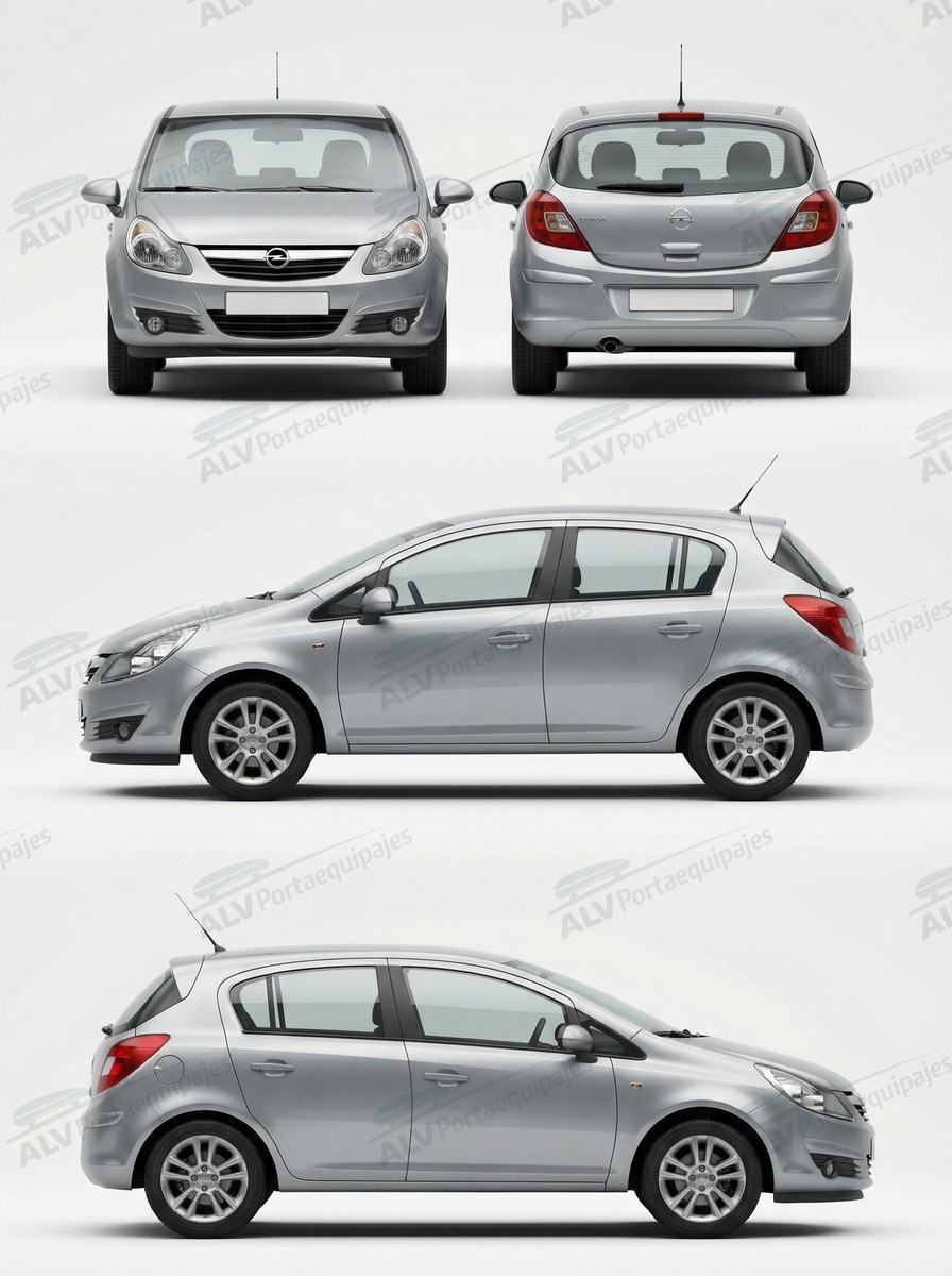 Opel / Vauxhall Corsa 5p (D - fixpoint) (2007-->2015)