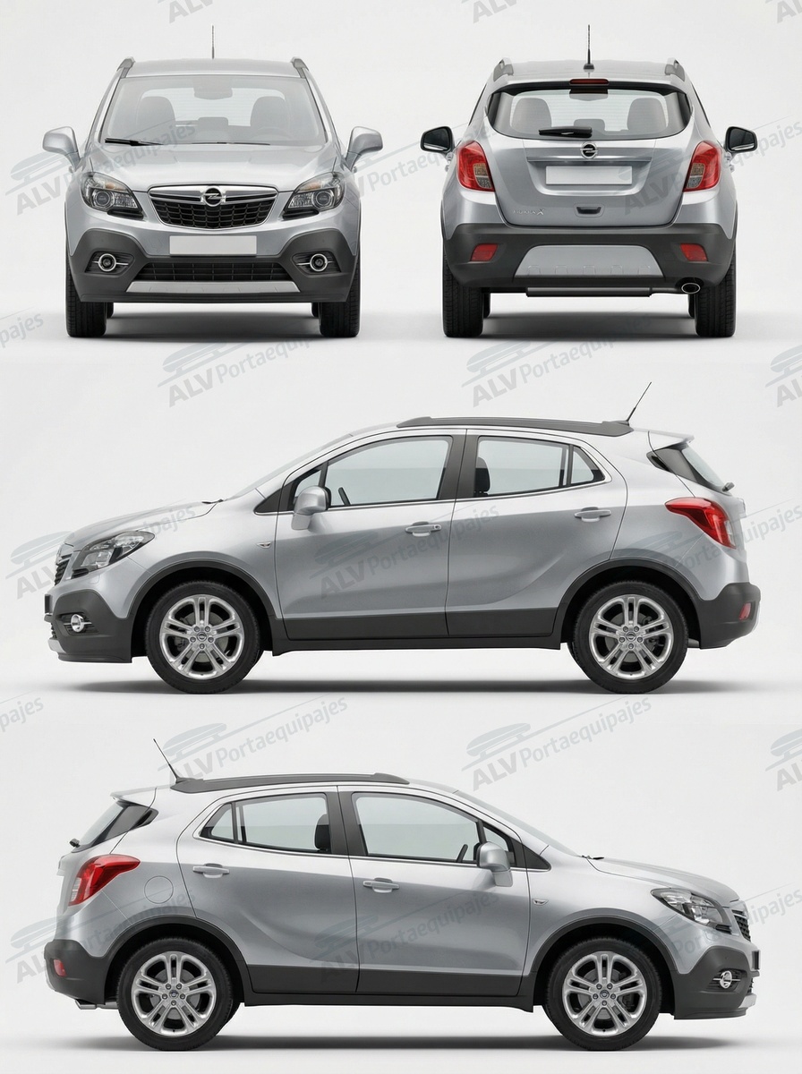 Opel / Vauxhall Mokka 5p (railing integrado) (2013-->2020)
