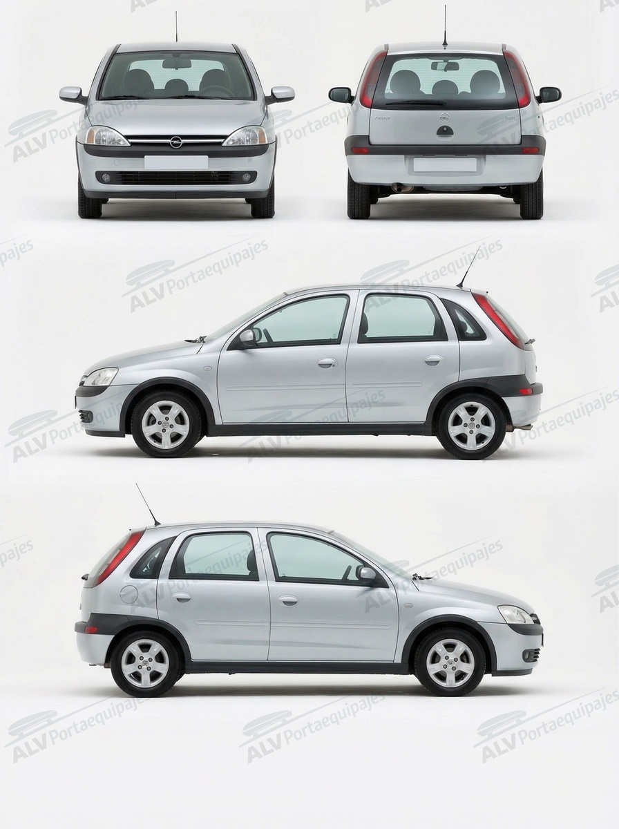 Opel / Vauxhall Corsa 5p (C - fixpoint) (2001-->2003)