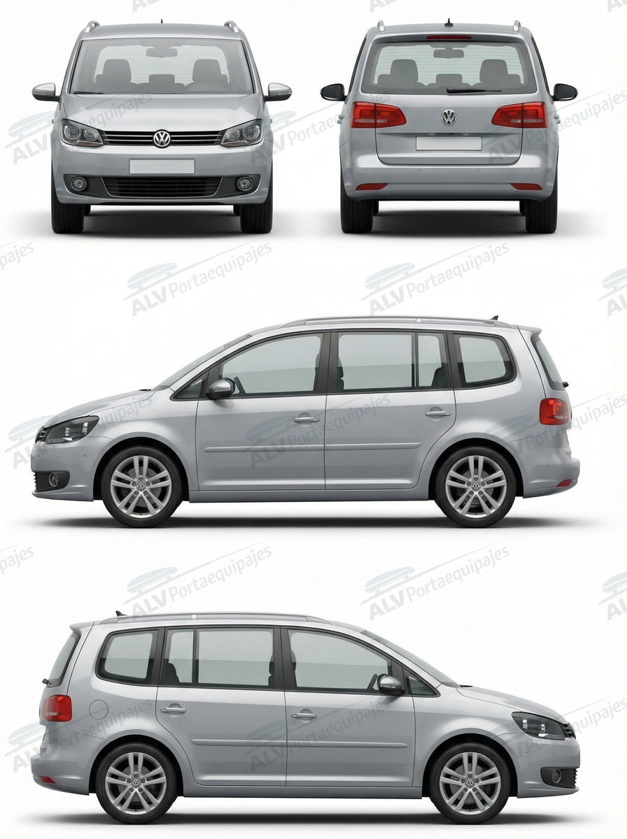 Volkswagen Touran 5p (I.2/1T - railing) (2010-->2015)