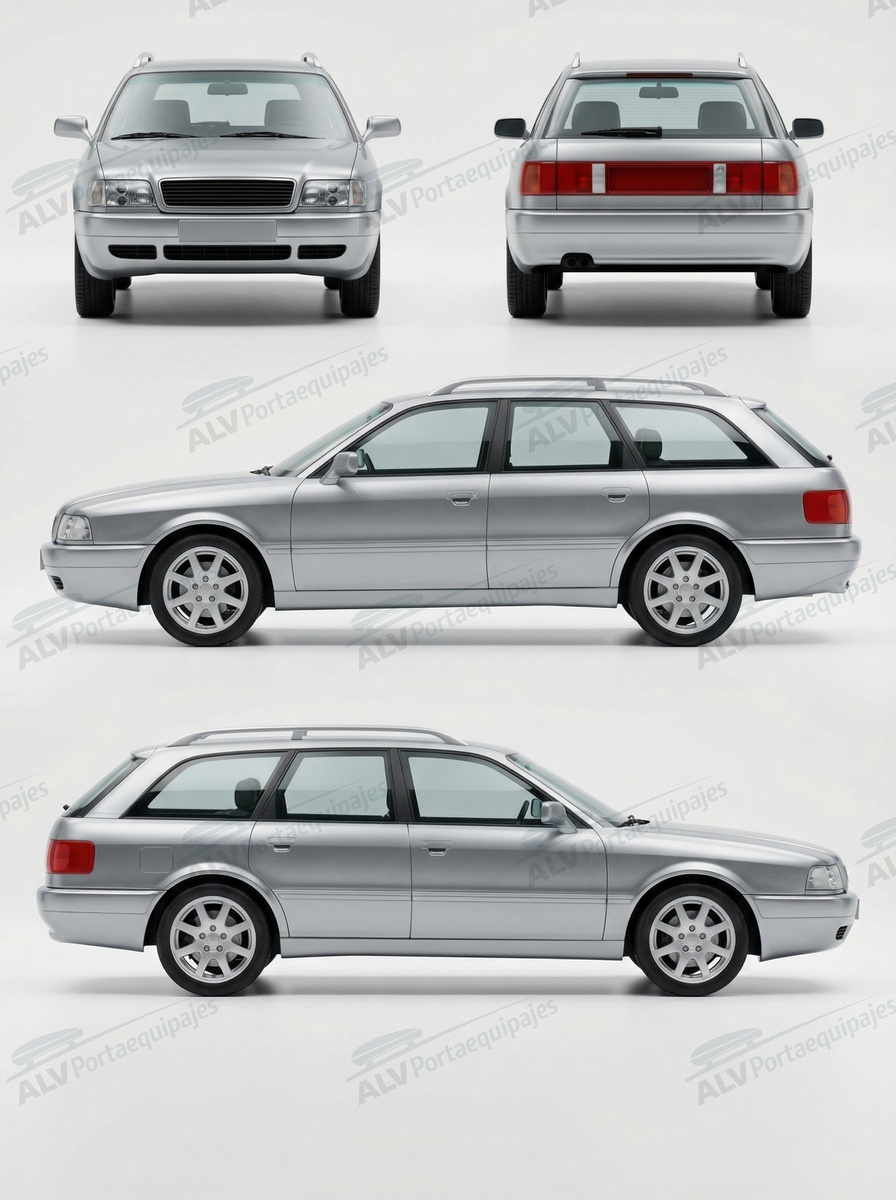 Audi 80 Avant (B4 - railing) (1992-->1995)