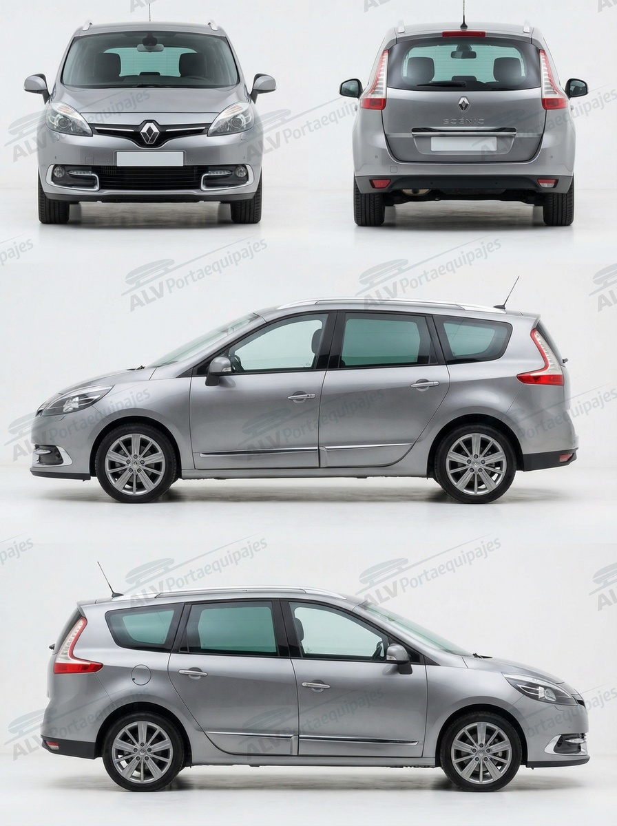 Renault Grand Scenic 5p MPV (III.2 - railing) (2013-->2016)