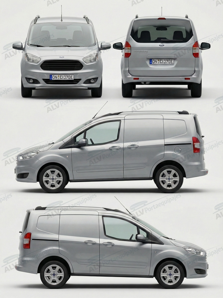 Ford Courier I Tourneo/Transit 5p (railing) (2014-->2023)