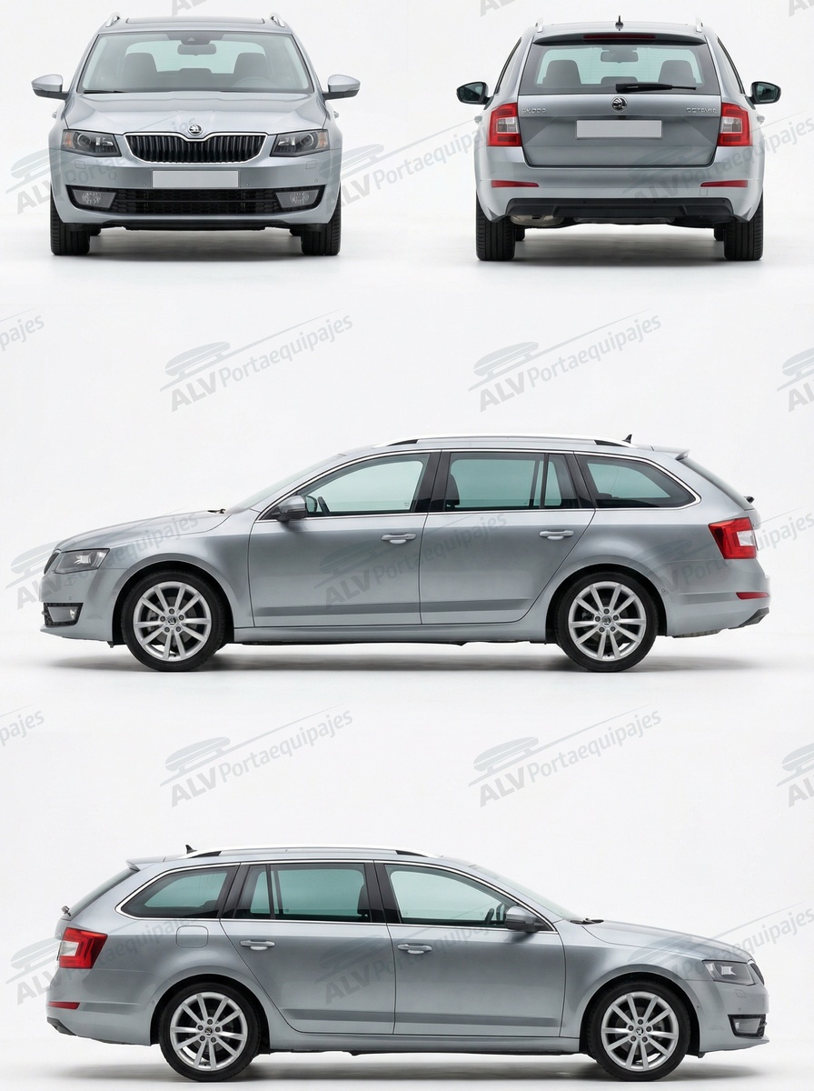 Skoda Octavia Combi (III/5E - railing) (2013-->2020)