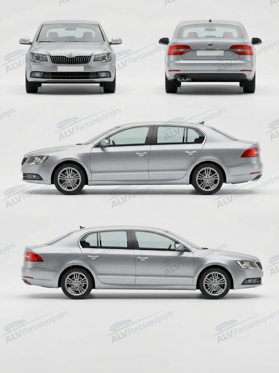 Skoda Superb sed&aacute;n 4p (II.2/B6(3T) - techo normal) (2013-->2015)