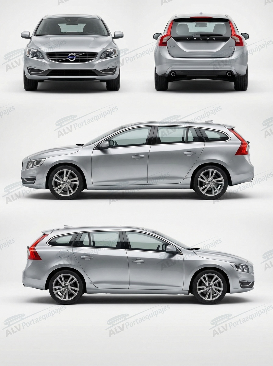 Volvo V60 Cross Country (I - railing integrado) (2015-->2018)