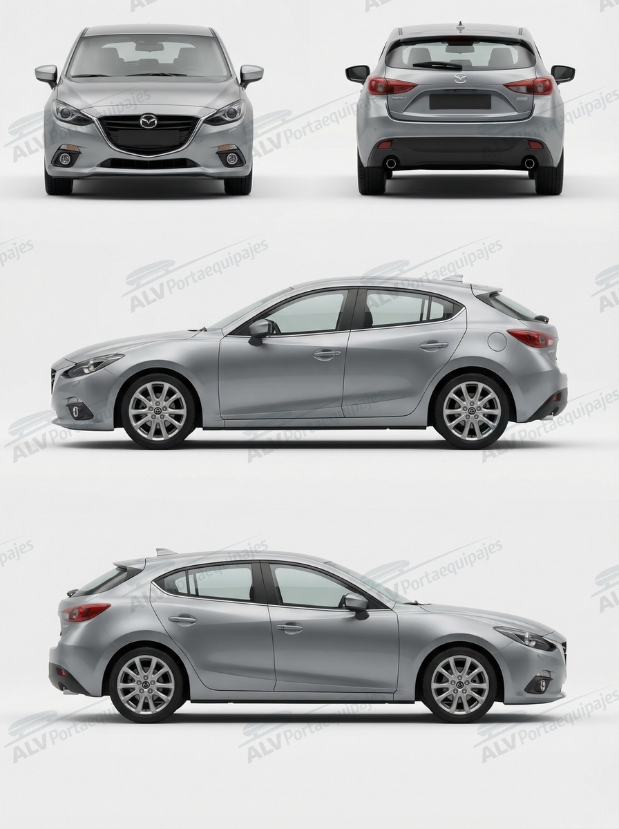 Mazda 3 5p (III/BM - techo normal) (2014-->2019)