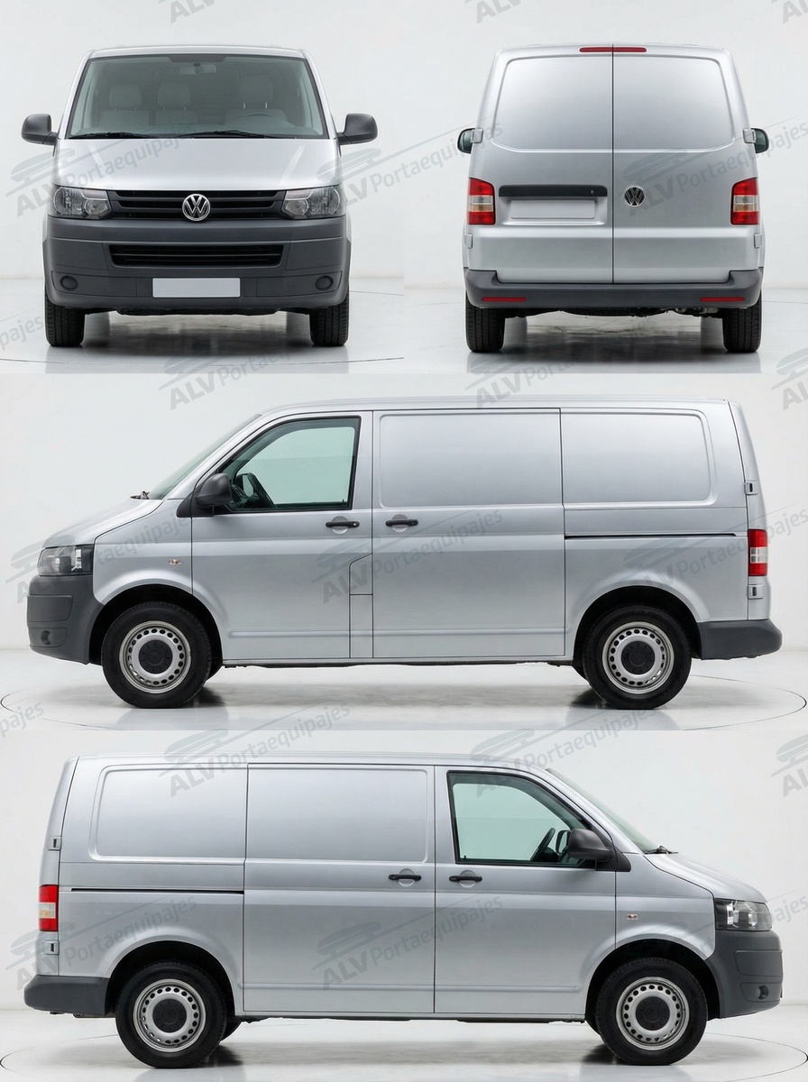 Volkswagen Multivan T5 (perfil en T / T-Track) (2003-->2015)