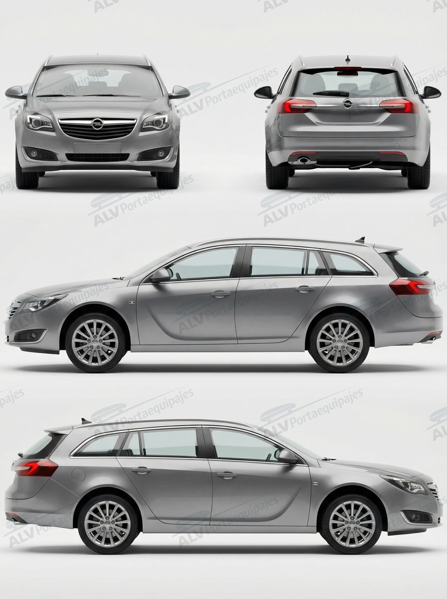 Opel / Vauxhall Insignia Sports Tourer (A.2 - railing integrado) (2013-->2017)