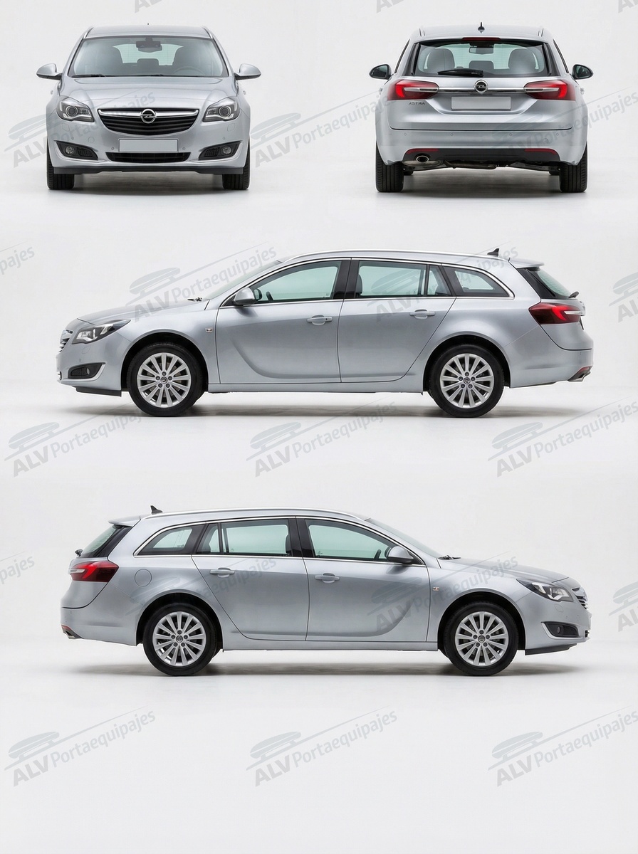 Opel / Vauxhall Insignia Country Tourer (A.2 - railing integrado) (2013-->2017)