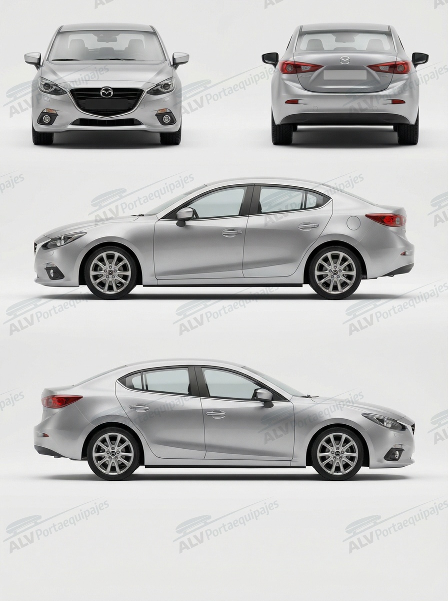 Mazda 3 Sportsedan 4p (III/BM - techo normal) (2014-->2019)