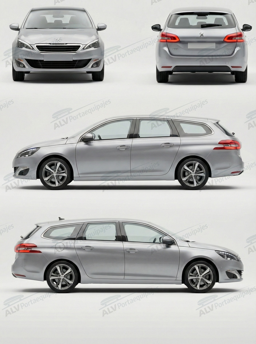 Peugeot 308 SW (II/T9 - techo normal) (2014-->2021)