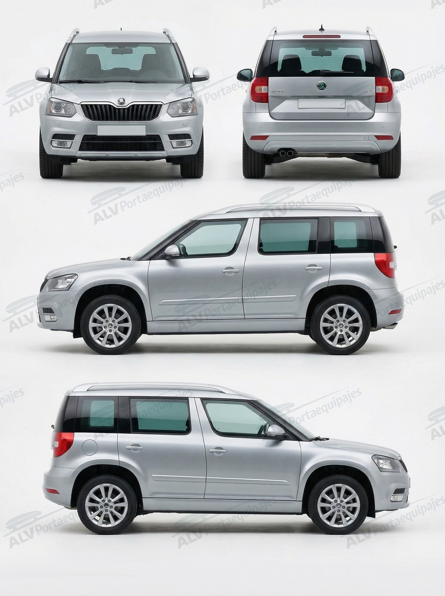Skoda Yeti 5p (II - railing) (2014-->)