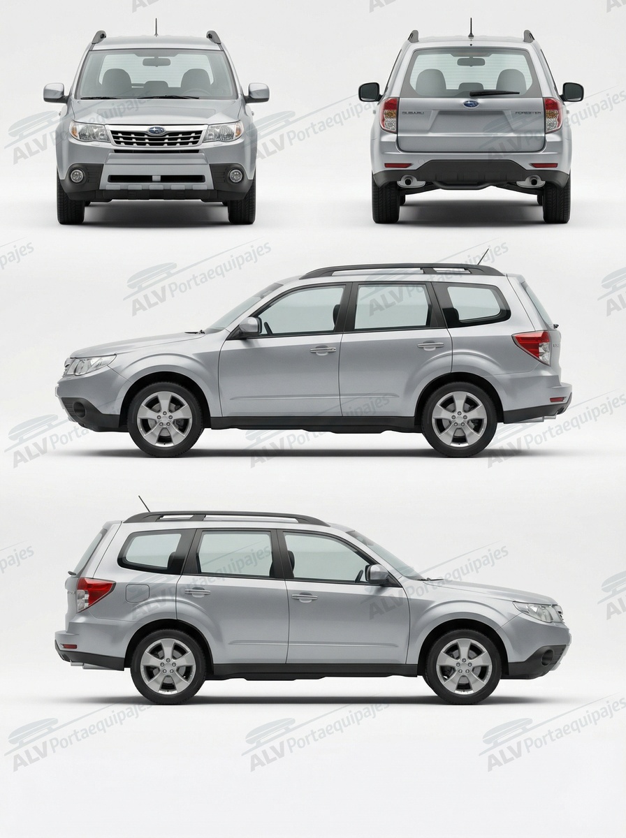 Subaru Forester 5p (III/SH - railing) (2008-->2013)