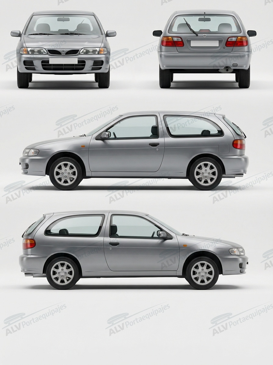 Nissan Almera 3p (N15 - techo normal) (1995-->2000)