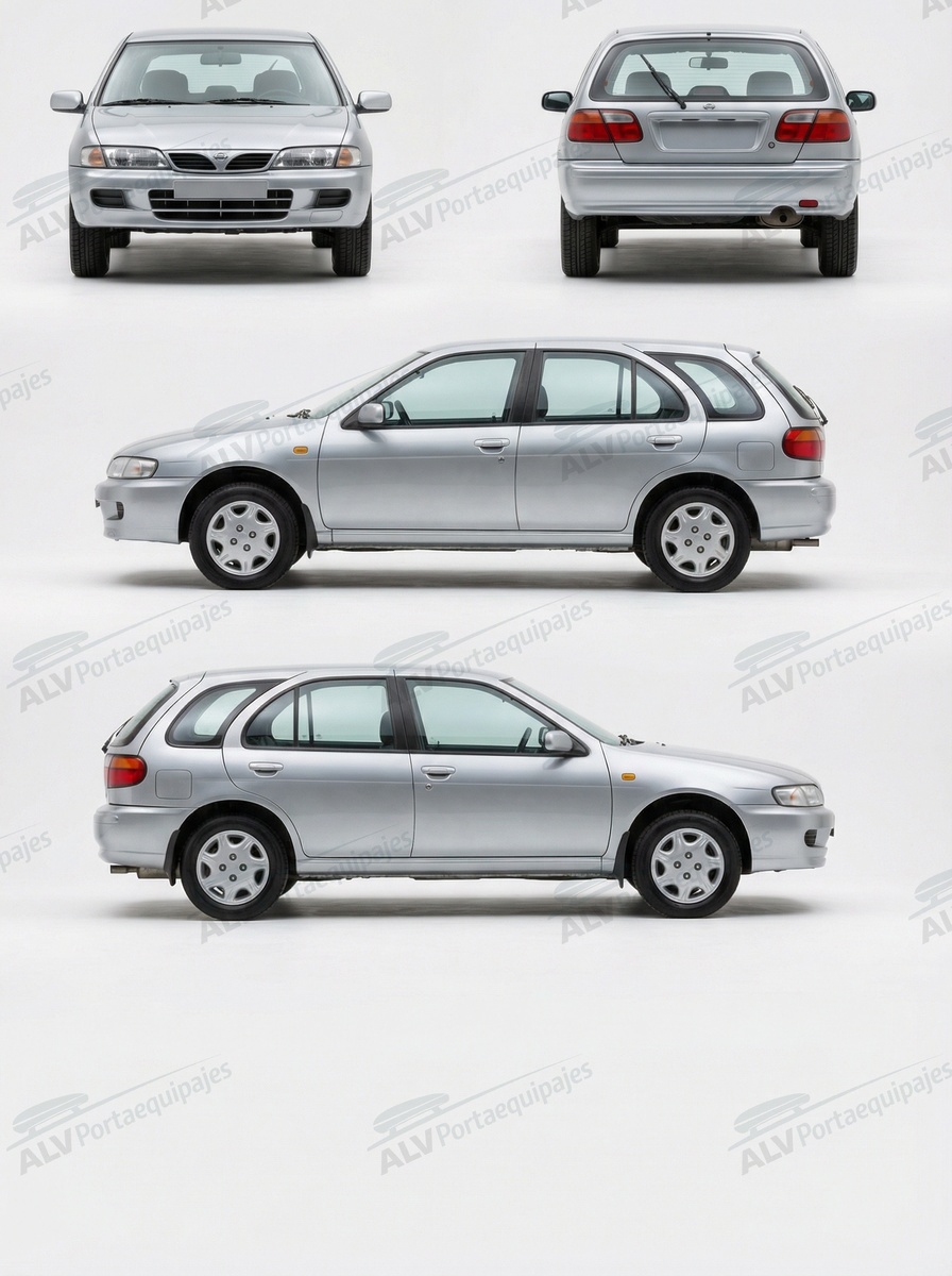 Nissan Almera 5p (N15 - techo normal) (1995-->2000)