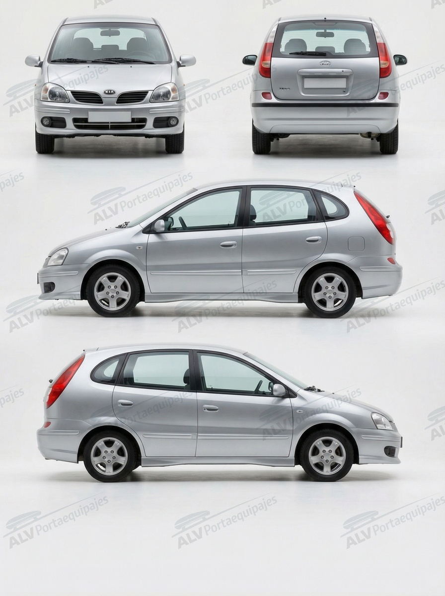 Nissan Almera Tino (V10M-V10B - techo normal) (2000-->2006)