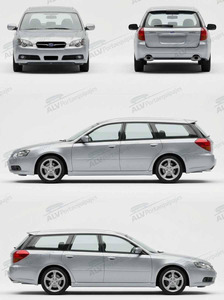Subaru Outback 5p MPV (III/BL-BP - railing integrado) (2003-->2009)