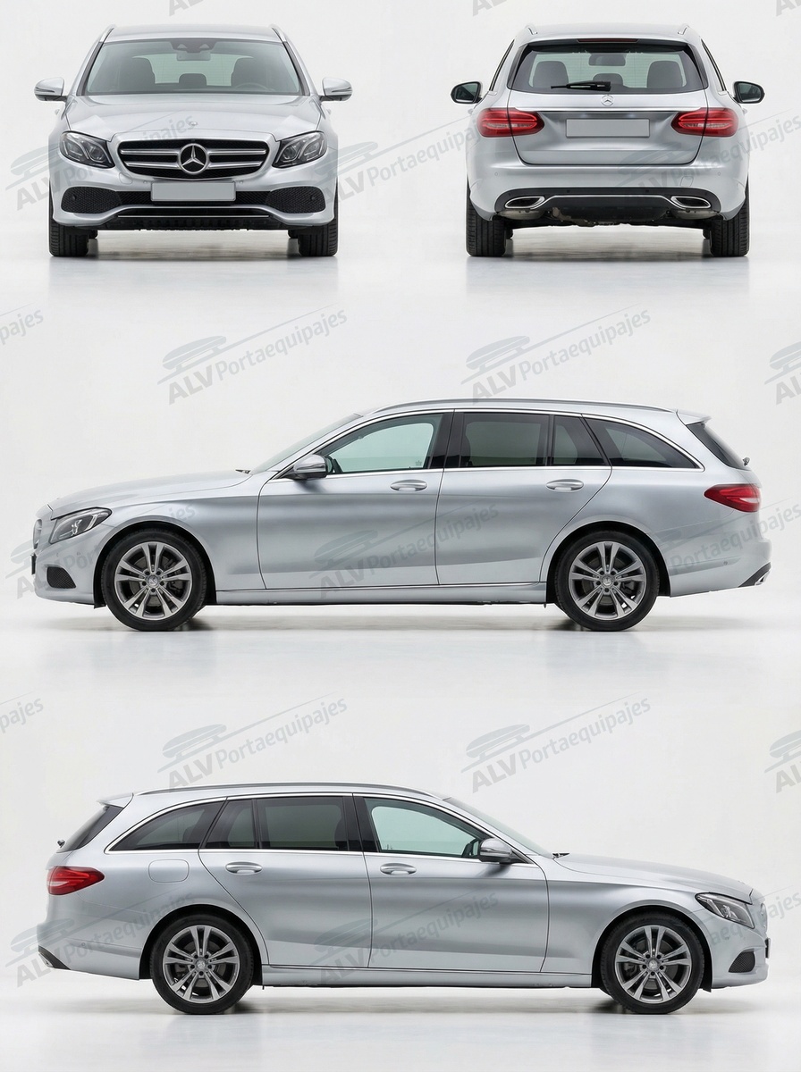 Mercedes Clase C Estate (S205 - railing integrado) (2014-->2021)