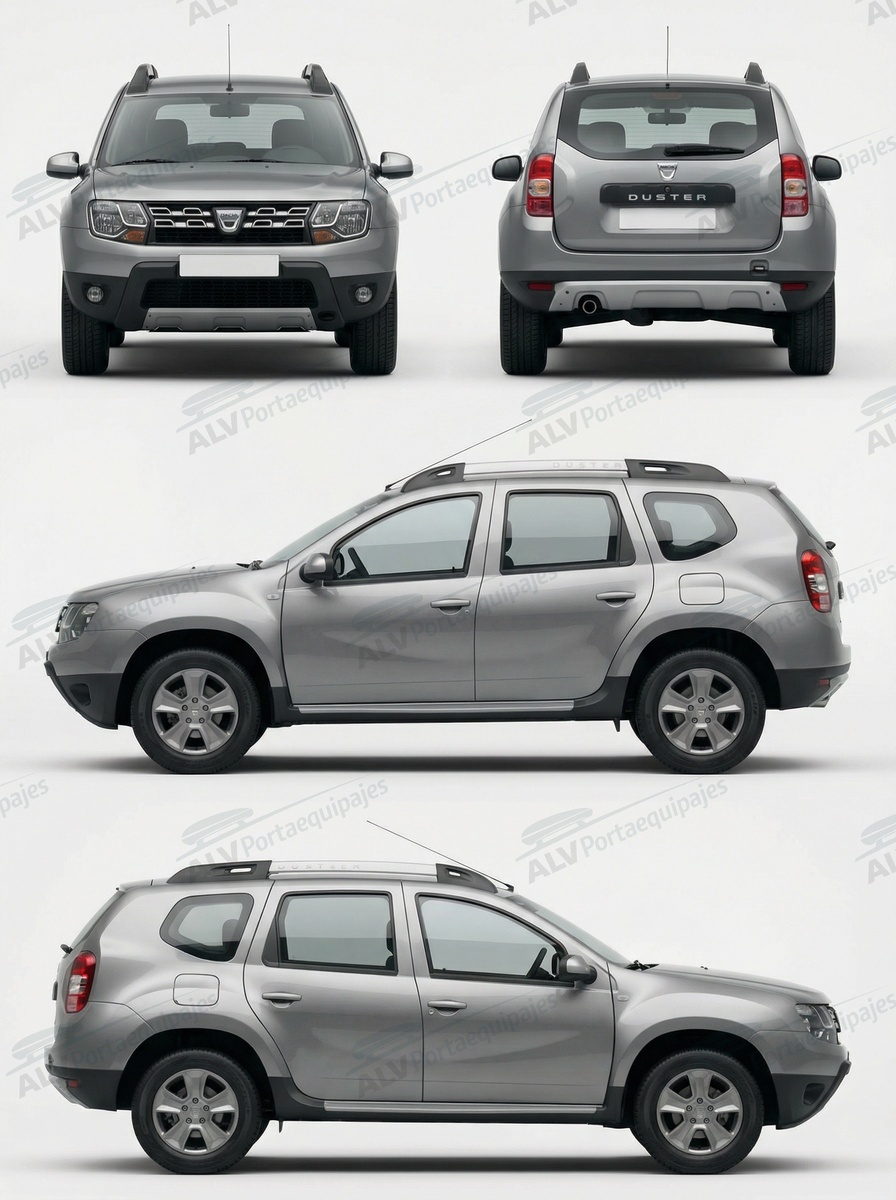 Dacia Duster 5p (I.2/HS - railing) (2014-->2018)