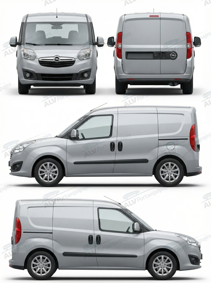 Opel / Vauxhall Combo L1H1 (D - con trampilla) (2012-->2018)