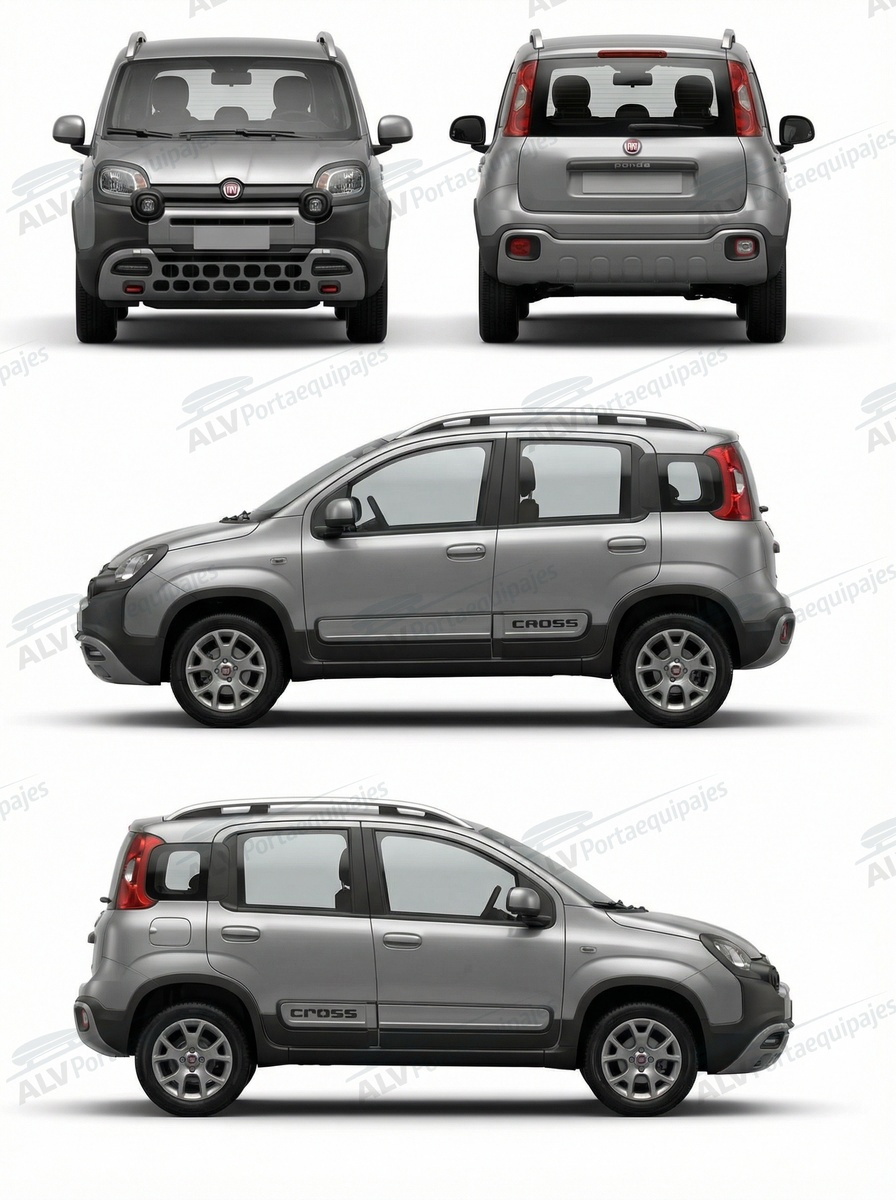 Fiat Panda Cross (railing) (2014-->)