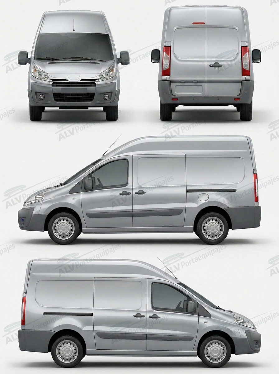 Toyota ProAce L2H2 (necesario perforar el techo) (2013-->2016)