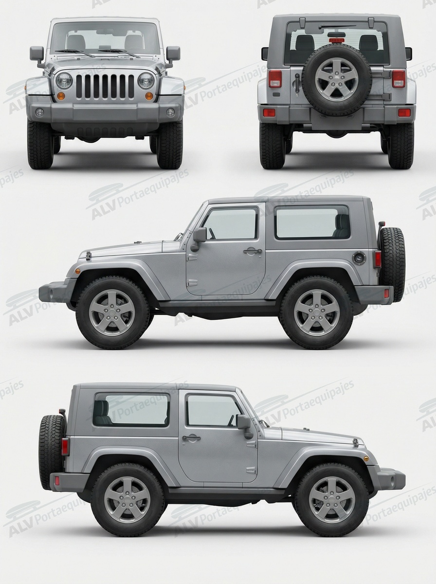 Jeep Wrangler 2p (JK - techo duro) (2007-->2018)