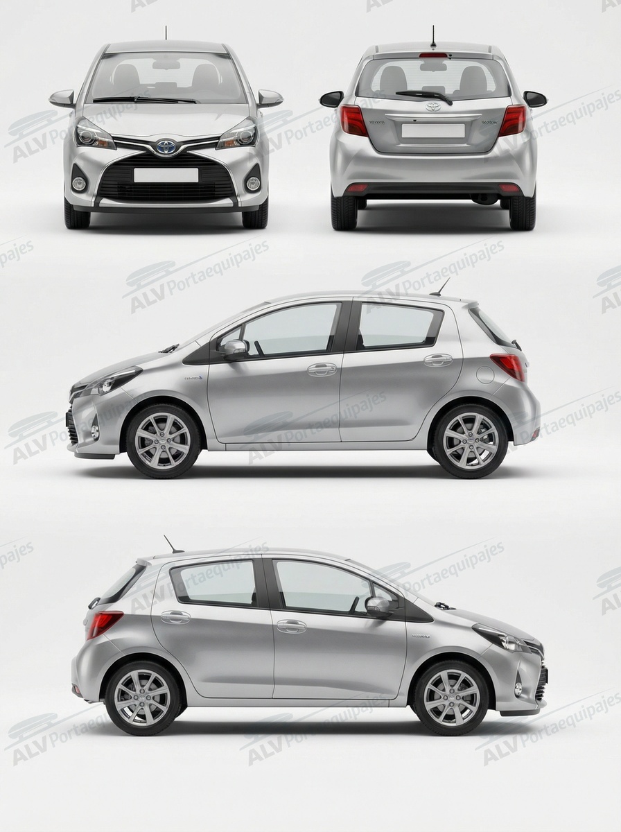 Toyota Yaris 5p (III.2/XP130 - techo normal sin techo de vidrio) (2014-->2020)