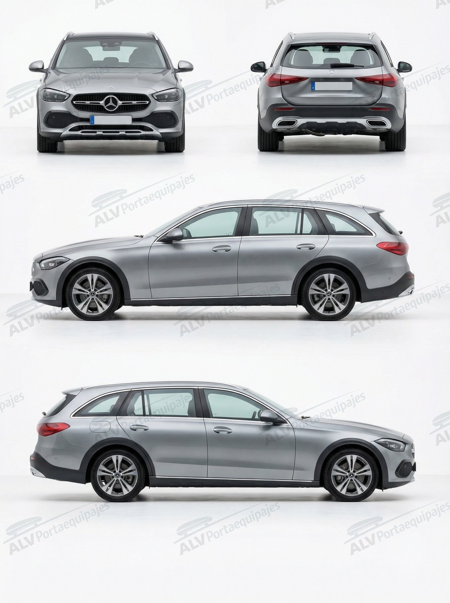Mercedes Clase C Estate (S206 - railing integrado) (2021-->)