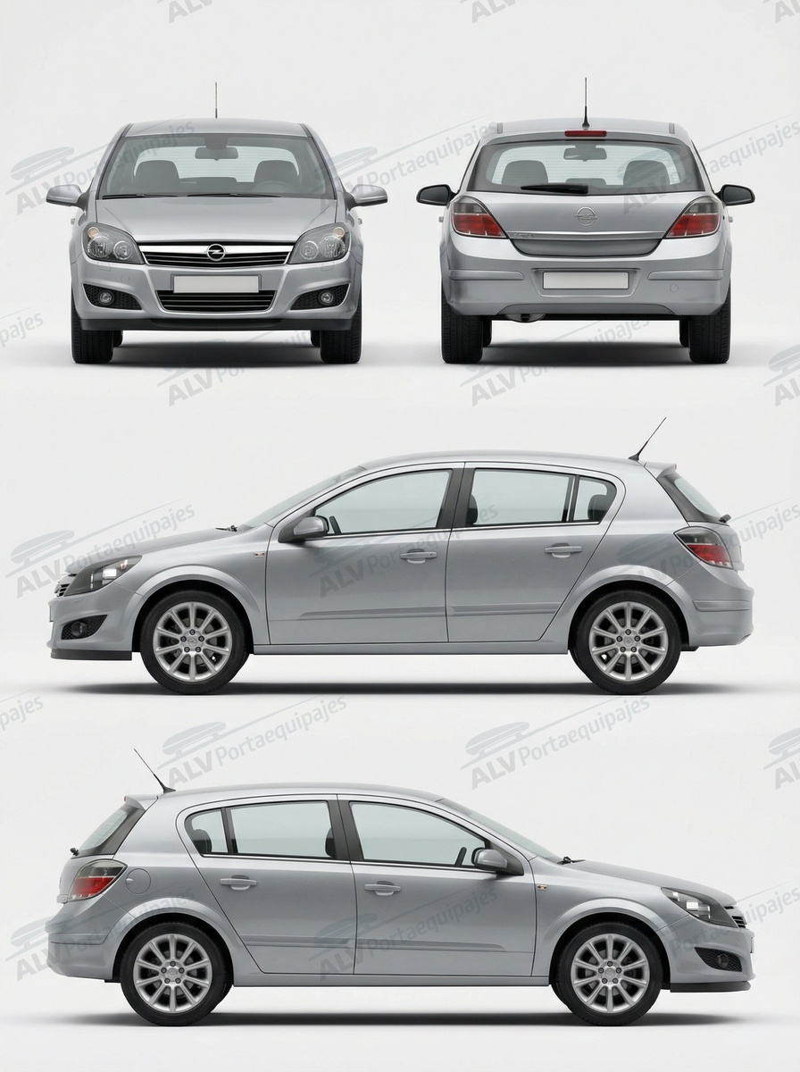 Opel / Vauxhall Astra 5p (H - fixpoint) (2004-->2010)