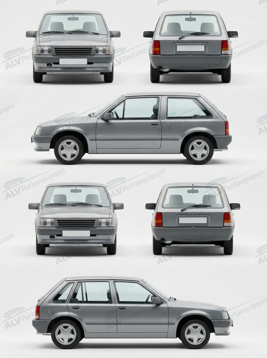 Opel / Vauxhall Corsa 3/5p (A - vierteaguas) (1982-->1993)