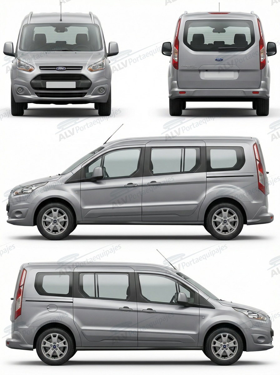 Ford Connect II Tourneo/Transit L2/Grand (railing integrado) (2013-->2022)