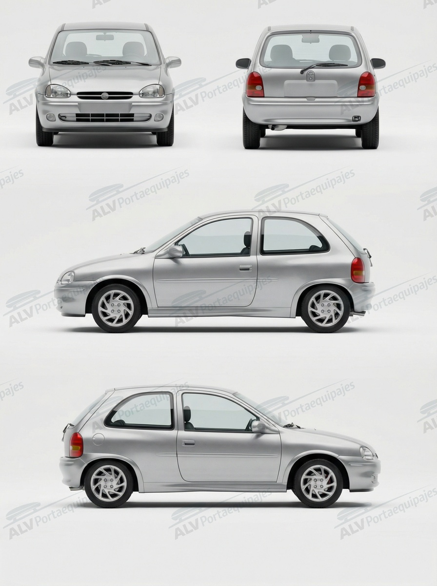 Opel / Vauxhall Corsa 3p (B - fixpoint) (1993-->2000)