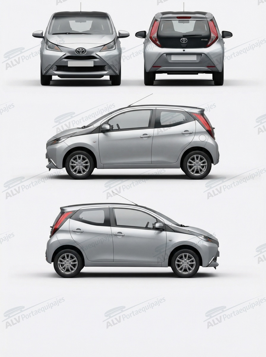 Toyota Aygo 5p (II/AB40 - techo normal) (2014-->2021)