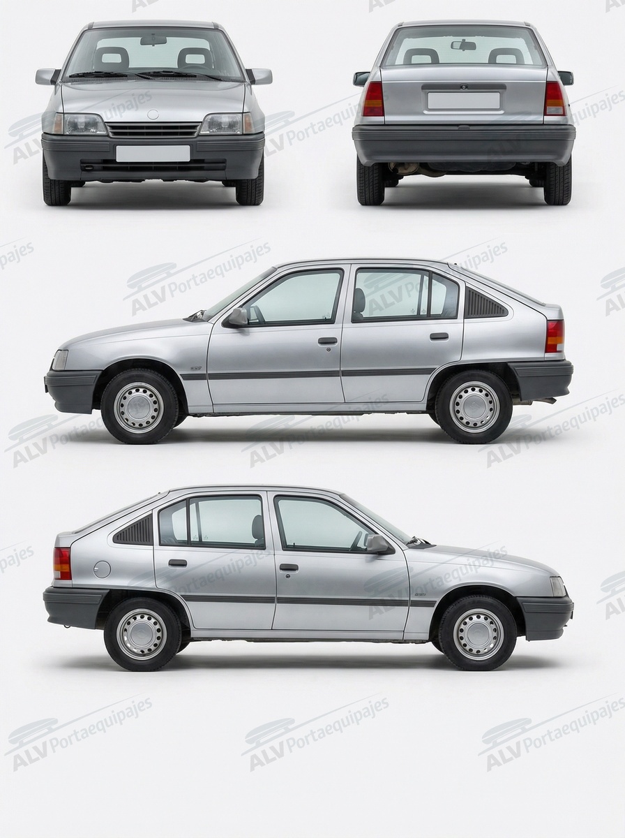 Opel / Vauxhall Kadett sed&aacute;n 4/5p (E - fixpoint) (1985-->1991)