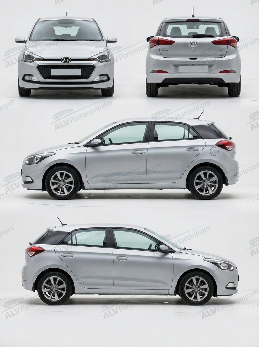 Hyundai i20 5p (II/GB - fixpoint sin techo de vidrio) (2014-->2020)