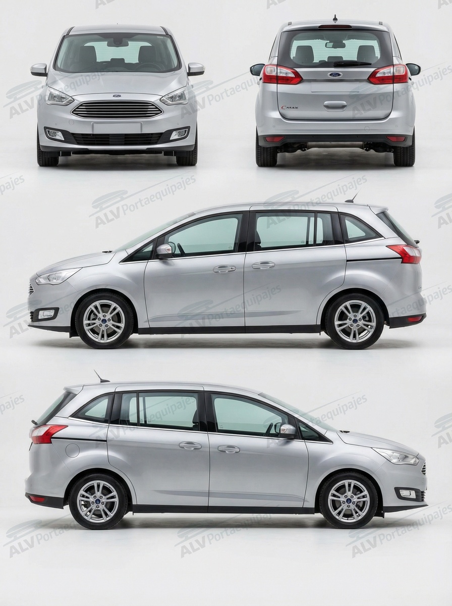 Ford Grand C-Max 5p (II/C344 - railing) (2015-->2019)