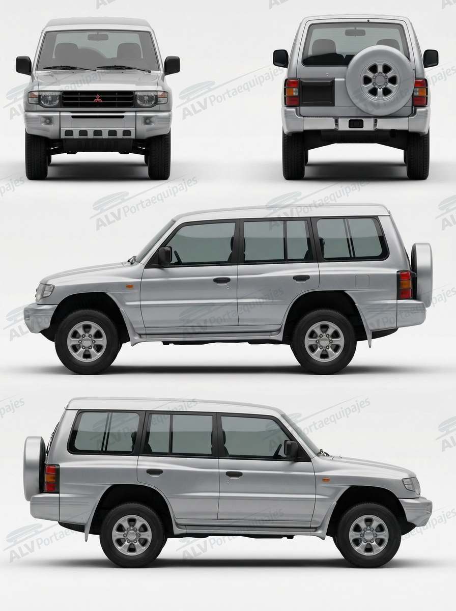 Mitsubishi Pajero 5p (II - vierteaguas) (1991-->2000)