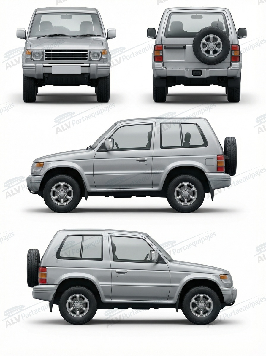 Mitsubishi Pajero 3p (I - vierteaguas) (1982-->1991)