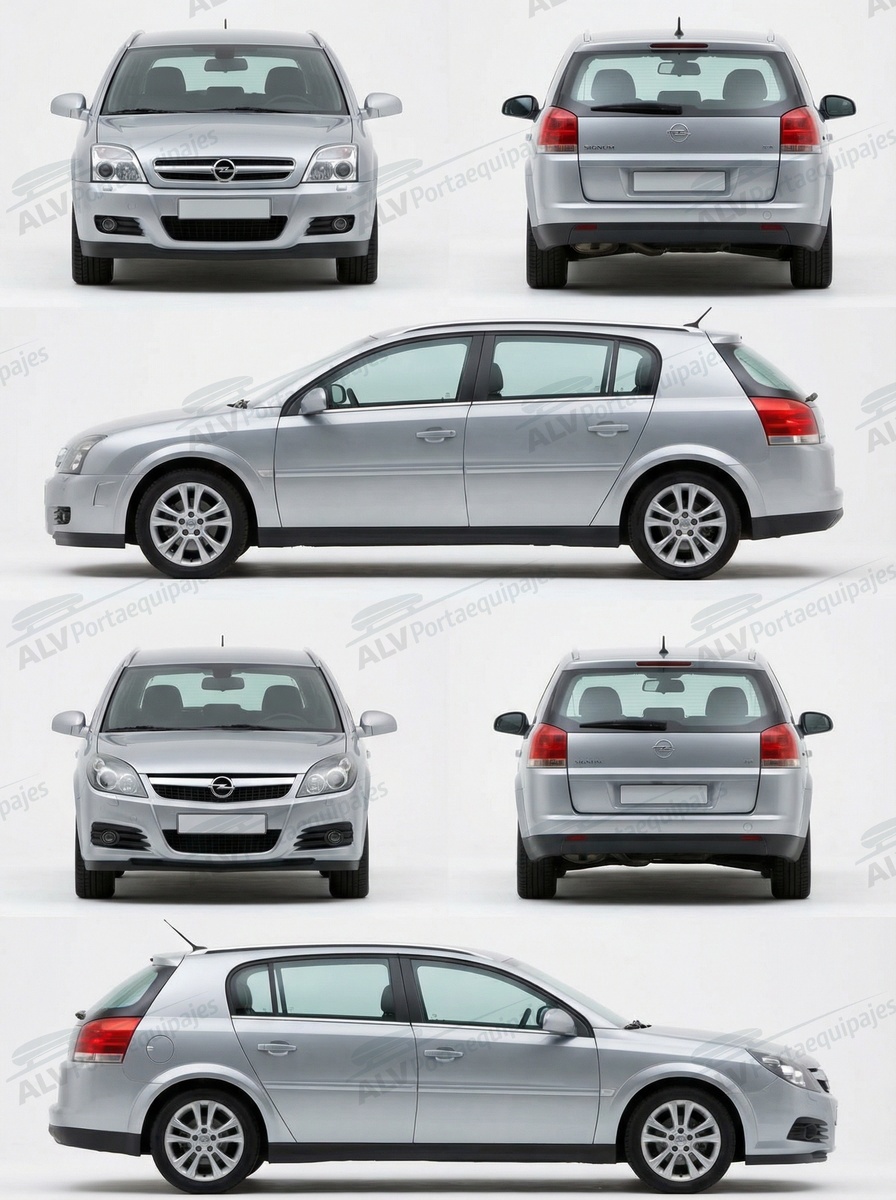 Opel / Vauxhall Signum 5p (railing integrado) (2003-->2008)